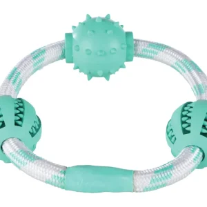 TRIXIE Denta Fun Seilring mit Bällen Must-Have